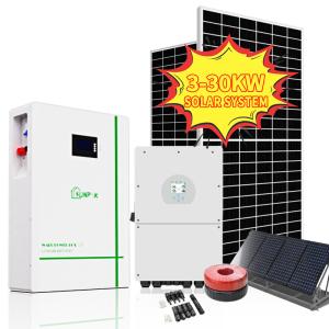 China Complete On Grid Off Grid Hybrid Solar System 5Kw 10Kw 20Kw 30Kw wholesale