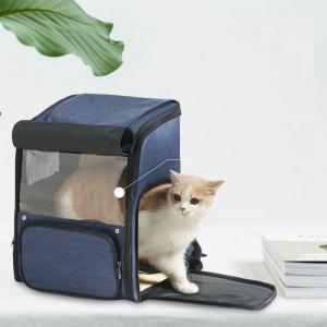 China Luxury Cat Shoulder Bag Travel Expandable Multi Function Pet Carrier Backpack wholesale
