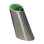 Big size oval shape stainless steel flower pot garden planter