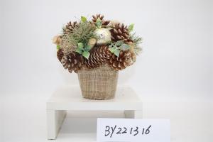 China Hot Sales New Style Home Christmas Handmade Natural Bouquet Christmas Decoration wholesale