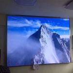 3.5mm LCD TV Creative Video Wall 550cd/M2 55 Inch 21KG For Meeting