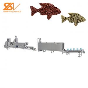 China Double Screw 160kg/hr Fish Feed Extruder Animal Feed Pellet Production Line wholesale