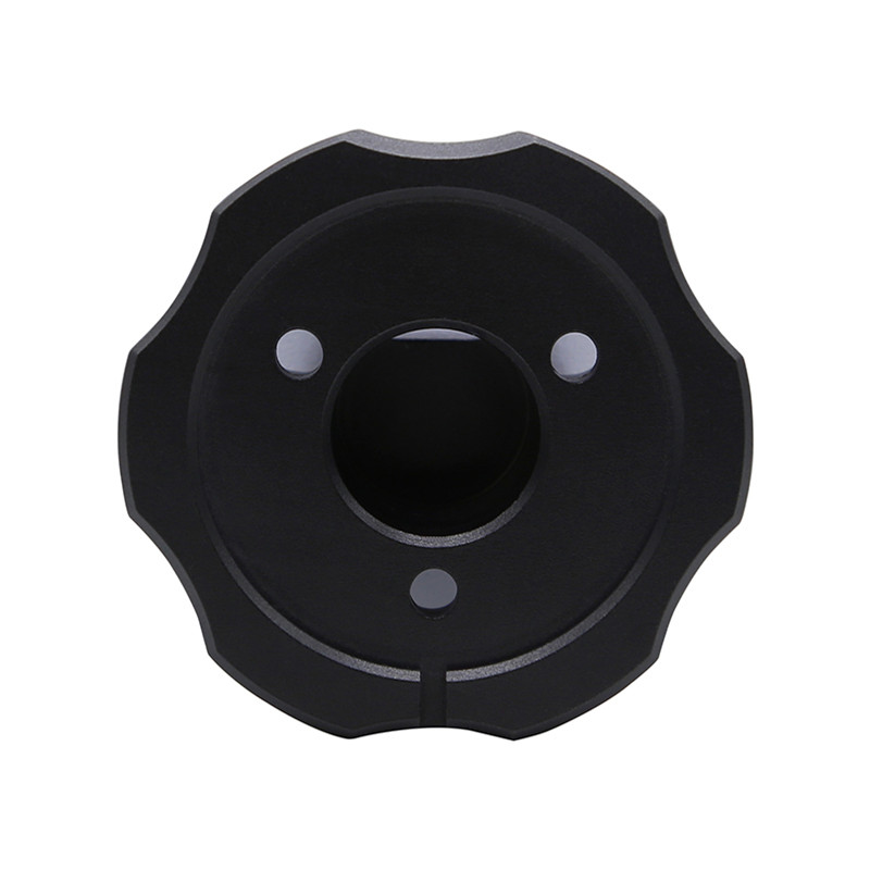 74*74*30mm Black Aluminum Alloy Antenna Base Cover Primary for Jeep Wrangler JL JK