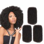 Kinky Curly Human Hair Bundles For Braiding And Lock Extensions Chemical