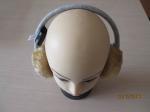 Gilrs/ladies acrylic ear muff--fake fur on ears--jacquard design