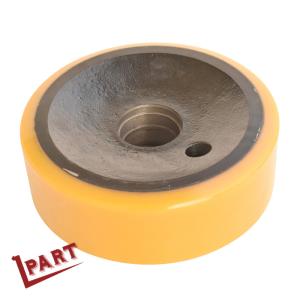 China Forklift Nylon Polyurethane Pallet Truck Wheels 285x100x72mm For R14 R16 wholesale