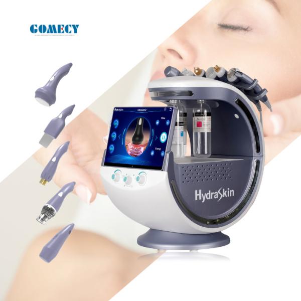 Professional 7 in 1 Hydra Dermabrasion Machine Blue Black Grey 10.1 Inch Touch