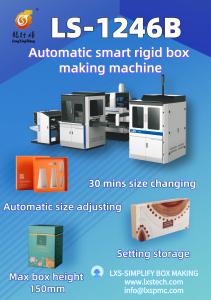 China Automatic Rigid Box Making Forming Machine For Cardboard packaging Chocolate Sweet Food Box wholesale