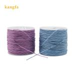 60g Weight Multi Colors Round Waxed Thread for Universal Hand Knitting Jewelry