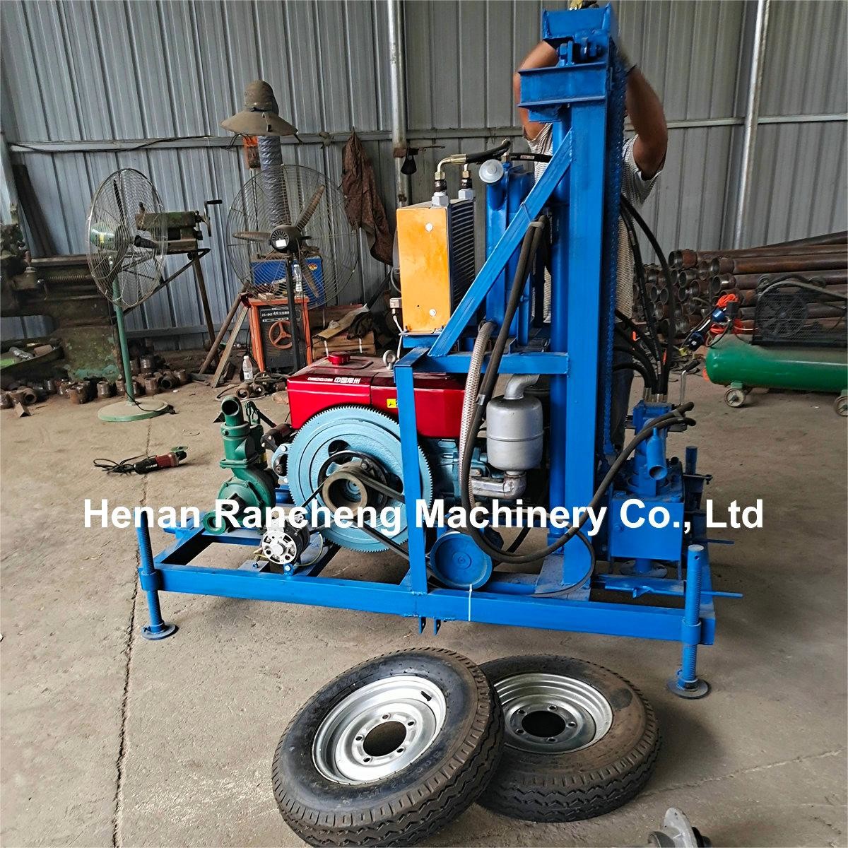 150m Deep Hydraulic Water Drilling Machine With Percussive And Rotating Type
