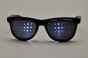 China Flip Up Diffraction 3D Fireworks PC Glasses Eyeglasses For Entertainment Sites wholesale