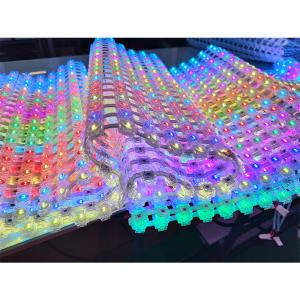 China P40 Flexible LED Mesh Screen Outdoor 90% Transparency RGBW IP67 wholesale