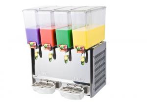 China Stainless Steel Cold Drink Dispenser , 9L×4 Cold And Heat Milk / Coffe Dispenser on sale