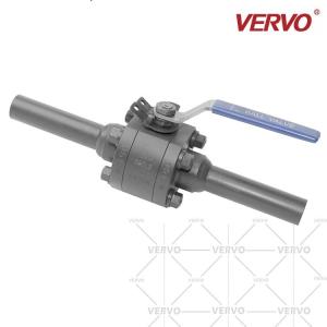 China DN25 With Nozzle Ball Valve High Pressure Forged Samll Size Lever Operated Extended Butt Weld Ball Valve with Nipples​ wholesale