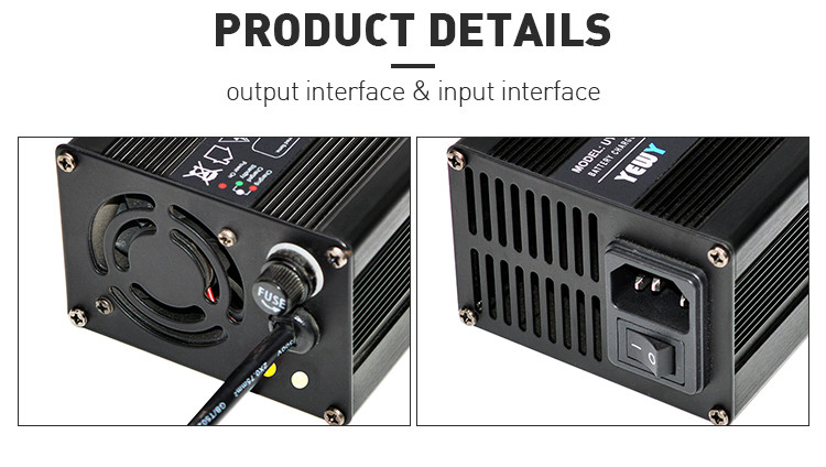 8A 36V Automotive Lithium Battery Charger Powerful For E Motorcycles
