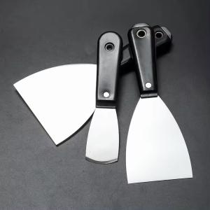 China Plastic ABS Handle Soft Grip Flexible Stainless Steel Carbon Steel Rust-free Putty Knife Scrapers wholesale