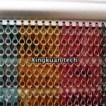 Aluminum Double Hook Chain Link Curtain , Aluminum Chain Door Curtain