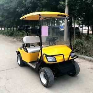 China Yellow Color 60V 2 Seater mini Golf Cart EUV Electric Utility Vehicles wholesale