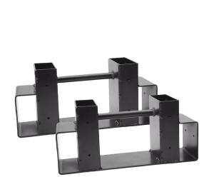China Metal Firewood Log Rack Bracket Kit for Fireplace Wood Storage Holders wholesale