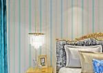 Living Room Modern Removable Wallpaper Blue Color With Natural Plant Fibers , 0