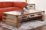classical antique aluminium coffee table furniture