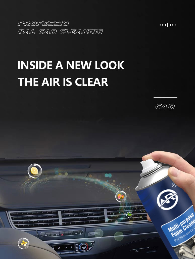 Multi-functional Interior Foam Cleaner for Car Wash and Leather Seat Decontamination