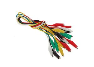 China Metal Crocodile Clips Electrical Alligator Clips With Lead Wire wholesale