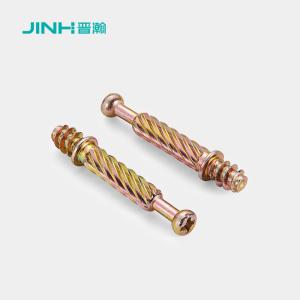 China 40mm Steel Minifix Connecting Bolts With Cam, Furniture Connector For Panel Furniture wholesale