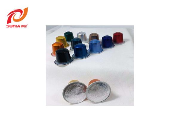 Recyclable Empty Food Grade Aluminum 37mm 6g Nespresso Coffee Capsules