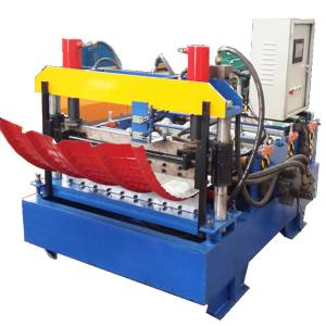 China Color Steel Roofing Sheets Hydraulic Arch Camber Curving Roll Forming Machine wholesale