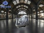 Large Ride On Floor Scrubbers For Transportation Hubs