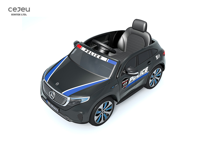 6v Licensed Kids Car Silver 2.4G R/C Benz Ride On EQC 400