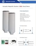 2015 new product retail anti theft EAS Alarming 8.2mhz security door