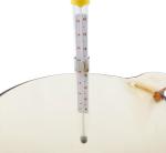 Red Cooking Thermometer For Deep Frying , Instant Read Kitchen Thermometer High