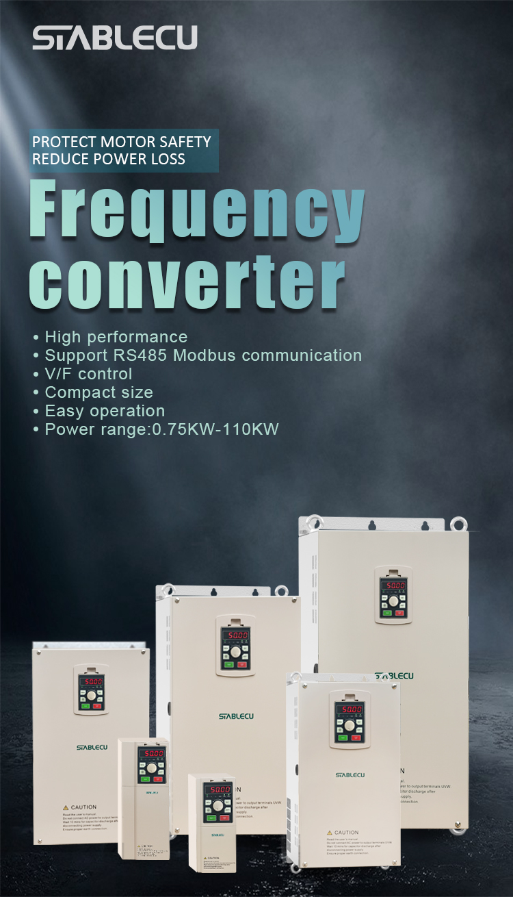 3 Phase 380V 110KW Mini VFD High Torque Environmental Protection Material