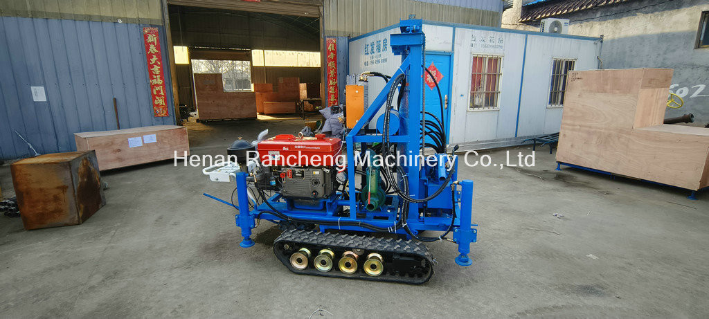 High Performance Depth 160m Portable Water Well Drill Lightweight With 35HP Engine
