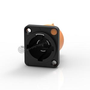 China Electrical Plastic Female Powercon Connector 3 Pin High Current Capacity wholesale