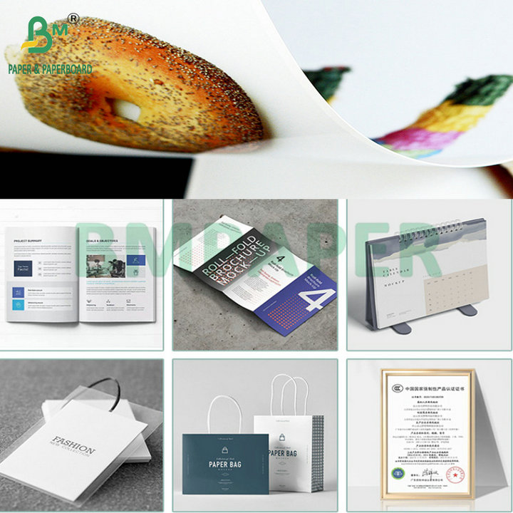 Brightness C2S Coated 150g 170g Gossy Art Paper For Laser Printing