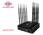 WiFi 2.4G GPS LOJACK Mobile Jammer Blocker 12 Bands 93W 80m Shielding