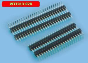 China Professional 1.27mm Single Row Pin Header 1-50 Pin Plastic Bending Pin wholesale
