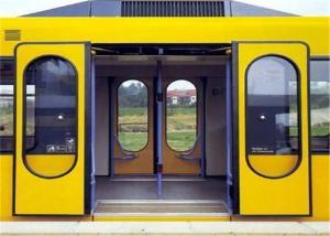 China Double Rotary Pneumatic Bus Door Top Mounted Outswing For Airport Shuttle Bus wholesale