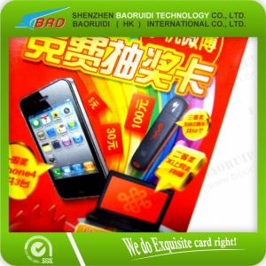 China recharge scratch card wholesale