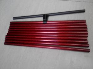 China 25mm red carbon fibre tube colorful carbon fibre tubing on sale