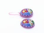 Small Easter Egg Chocolate Candy Metal Tin can With Bunny Ears ISO9001 Approval