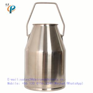 China 1.00 mm Thickness Milking Machine Bucket, stainless steel milk container for portable milker wholesale