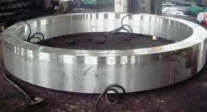 China cement rotary kiln tyre and cement kiln parts and forging riding ring wholesale