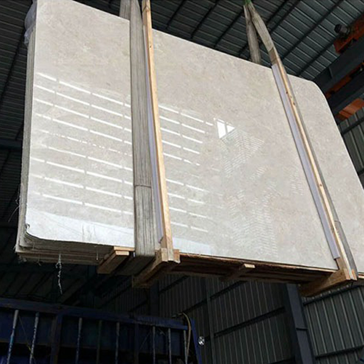Custom Size Ultraman Beige Marble Stone Slab With 250-280cm Length
