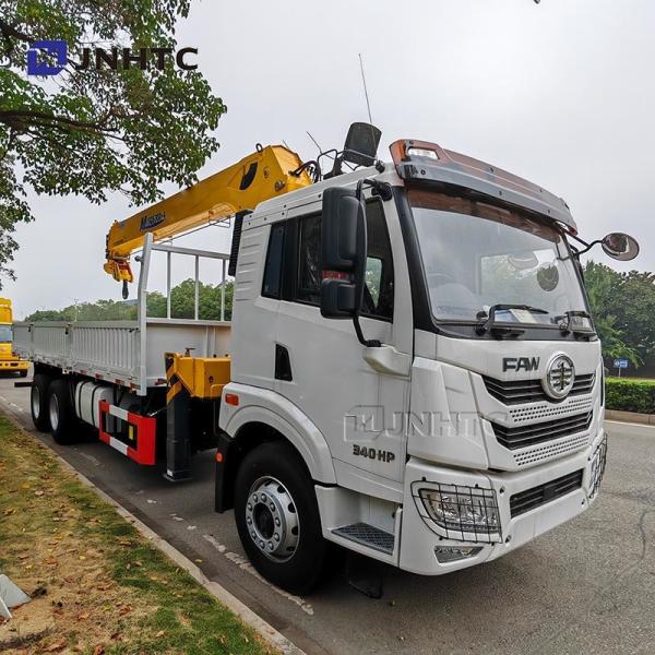 New FAW 8 Ton 12 Ton Telescopic Boom Truck Crane Truck Mounted Crane Hydraulic