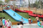 Attractive Kids' Water Slides , Aqua Play Equipment Fiberglass Pool Slide