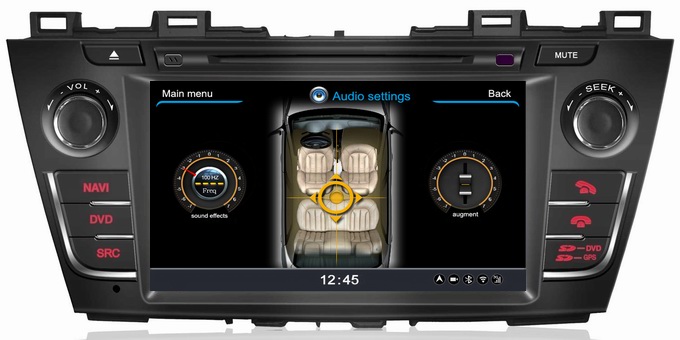 Ouchuangbo S100 GPS Navi Auto Radio for Mazda 5 (2010-2011) Host TV Stereo Player 1G CPU